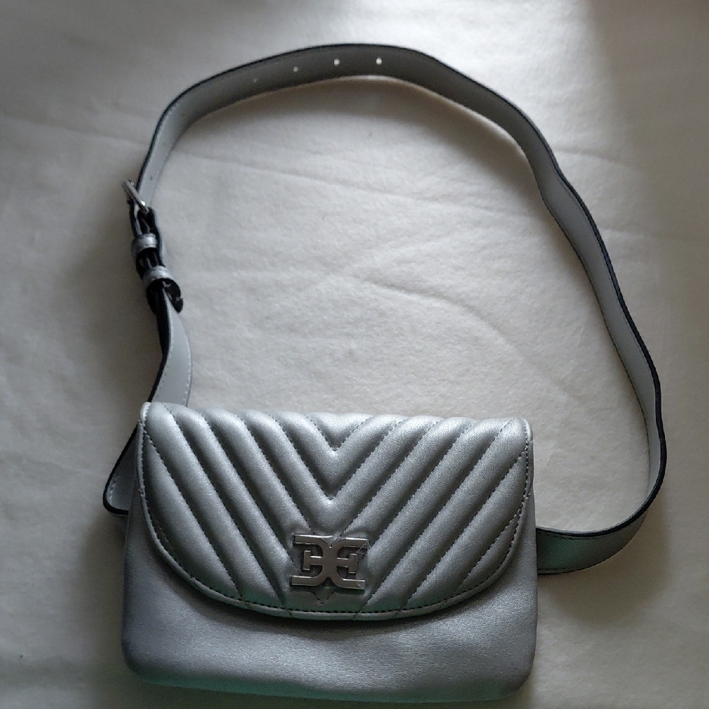 NWOT Sam Edelman Metallic Crossbody Bag